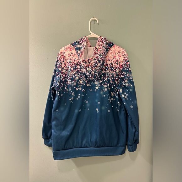 PREOWNED β¦ Uniquely Colorful βSize:βLβ Pullover / Hooded Sweatshirt - Picture 2 of 3